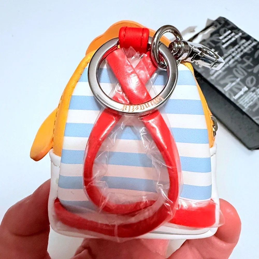 Loungefly Disney Pluto 95th Anniversary Bag Charm Kids OS Orange‎ NEW Sailor Hat